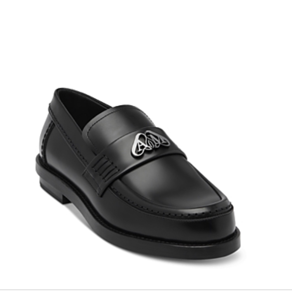 Alexander McQueen Seal Loafers Black  Size: 10.5 US / 40.5 EU Made in Italy. NWT